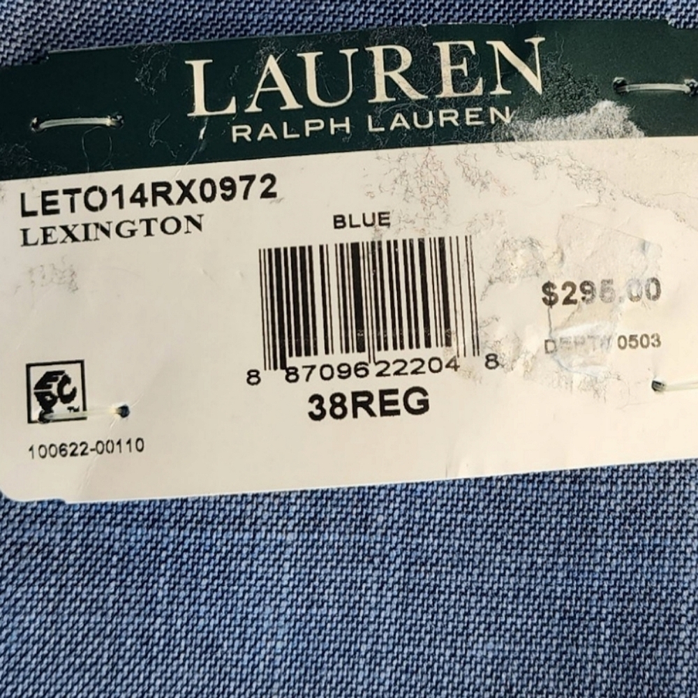 NWT Ralph Lauren Polo Blue Lexington Sport-Coat Blazer Jacket 38R - Picture 9 of 9